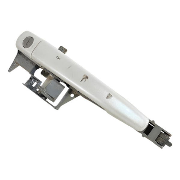 Maçaneta Ext Diant Esquerda Peugeot 3008 2014/2015 Cx414 Mw Branco Dianteira