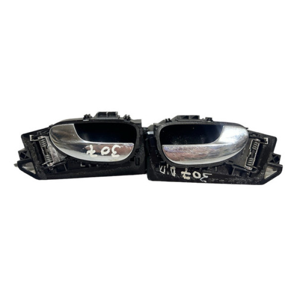 Par Maçaneta Interna Dianteira Peugeot 307 2013 Cx24s Dianteira
