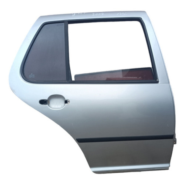 Porta Traseira Direita Golf 2001 A 2010 D Traseira Direita Prateado