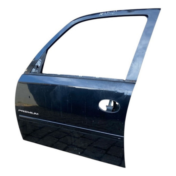 Porta Dianteira Esquerda Chevrolet Meriva 2002/2012 Mw Dianteira Esquerdo Preto