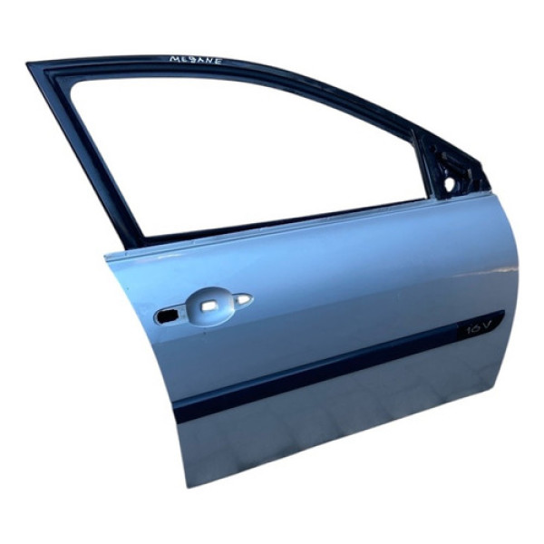 Porta Dianteira Direita Renault Megane 2007 2008 2009 Mw Dianteira Direita Prateado