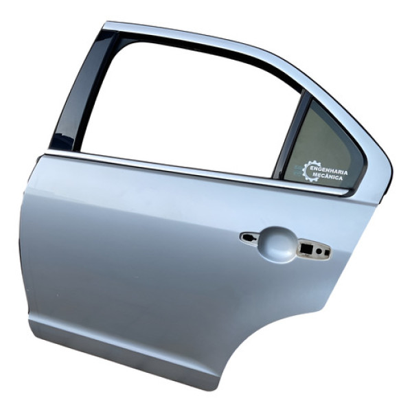 Porta Traseira Esquerda Ford Fusion 2010 2011 2012 Mw Trasei Traseira Esquerdo Prateado