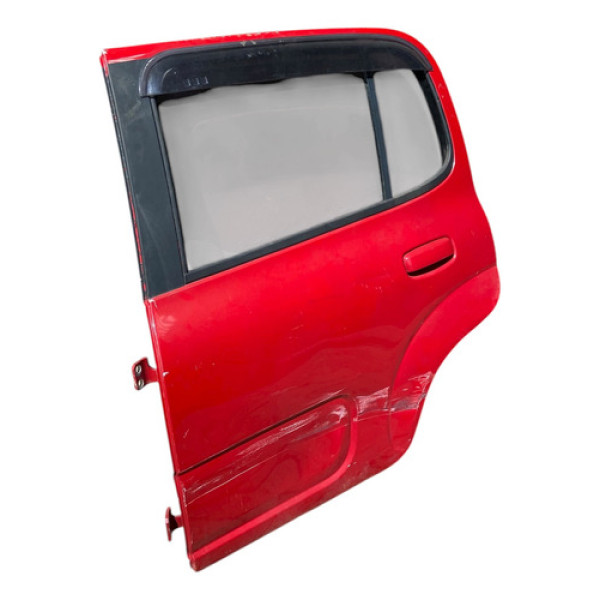 Porta Traseira Esquerda Fiat Uno Vivace 2013/2014 C/detalhe! Traseira Esquerdo Vermelho