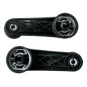 Par Manivela Vidro Traseiro Direito Vw Gol G3 1999/05 Cx472m Preto