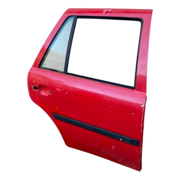 Porta Traseira Direita Volkswagen Gol G4 2006/2012 Mw Traseira Direita Vermelho