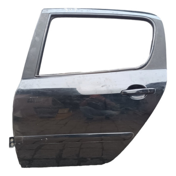 Porta Traseira Esquerda Peugeot 307 2005 A 2012  D Traseira Esquerdo Preto