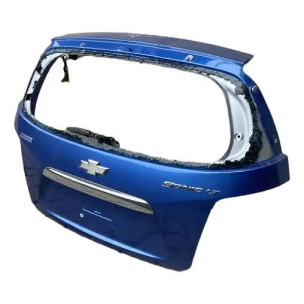 Tampa Traseira Sonic Hatch 2012 2013 A 2014 Azul-claro