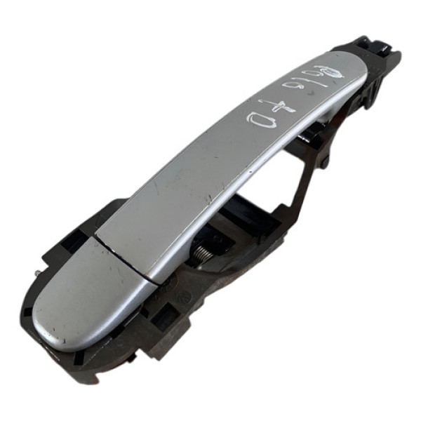 Maçaneta Ext Traseira Direita Vw Polo Hatch 2009/2010 Cx426 Prateado Traseira