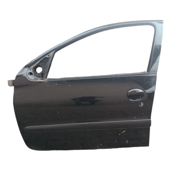 Porta Dianteira Esquerda Peugeot 206 4 Portas 2006 A 2008 D Dianteira Esquerdo Preto