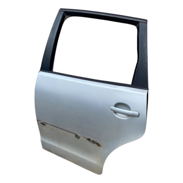 Porta Traseira Esquerda Vw Polo Hatch 2003/2010 Mw Traseira Traseira Esquerdo Prateado