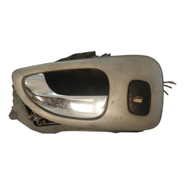 Maçaneta Interna Peugeot 307 2008 Traseira Esquerda Cx351e Prateado Traseira