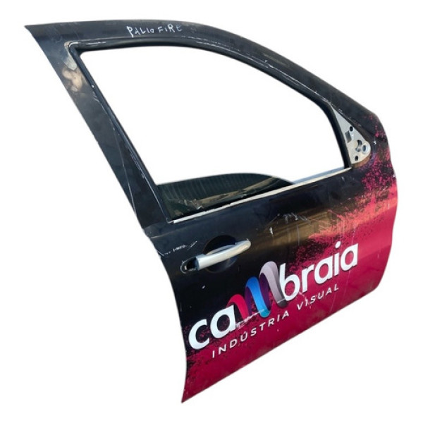 Porta Dianteira Direita Fiat Palio Fire 2002/2003 Mw Dianteira Direita Prateado