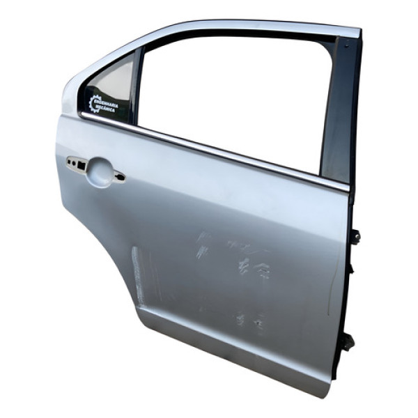 Porta Traseira Direita Ford Fusion 2010/2012 C/detalhes! Tra Traseira Direita Prateado