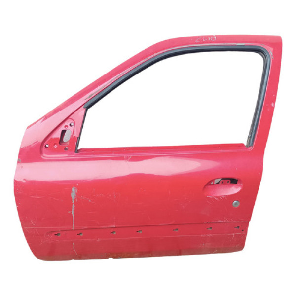 Porta Dianteira Esquerda Clio 2010 Dianteira Esquerdo Vermelho