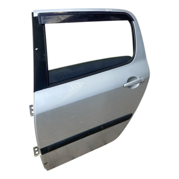 Porta Traseira Esquerda Peugeot 307 2002/2012 Mw Traseira Esquerdo Prateado