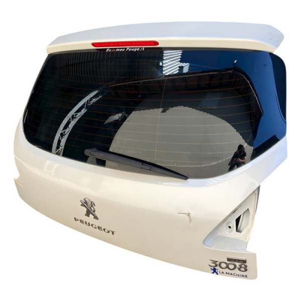 Tampa Traseira Peugeot 3008 1.6 Thp 2012 2013 2014 2015 Mw Branco