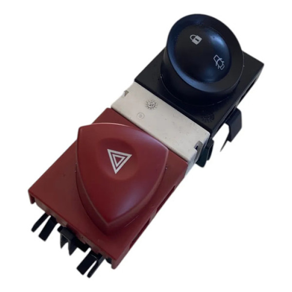 Botão Pisca Alerta Renault Megane 2009 8200407415 Cx530 Mw Preto