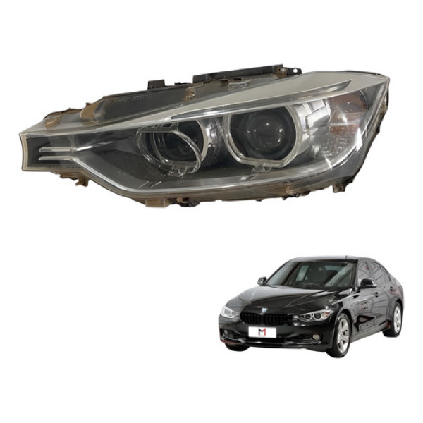 Farol Lado Esquerdo Bmw 320i 2014/2015 Sem Módulos! Cxg18 Esquerdo/motorista
