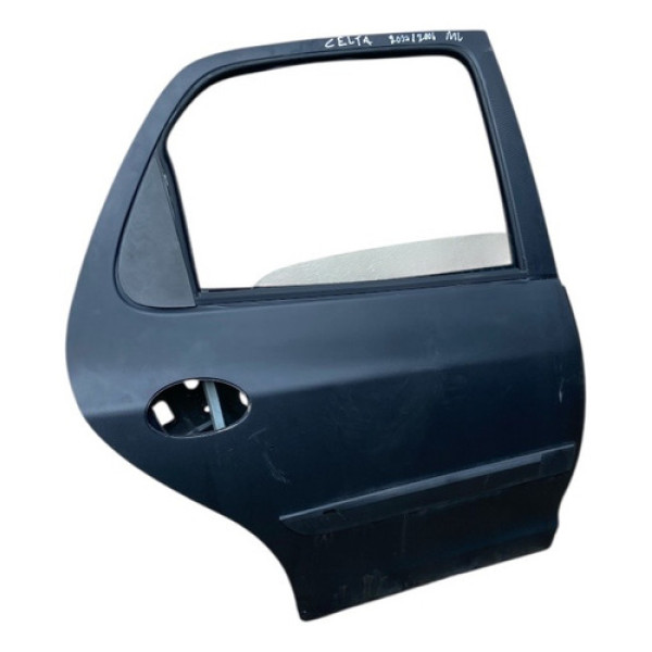 Porta Traseira Direita Chevrolet Celta 2002/2006 Mw Traseira Direita Preto