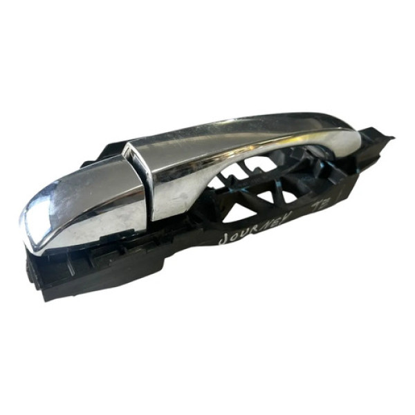 Maçaneta Externa Traseira Esquerda Dodge Journey 2014 Cx527m Prateado Traseira