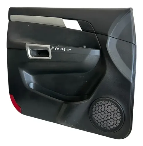 Forro De Porta Dianteiro Esquerdo Chevrolet Captiva 2012 M Preto