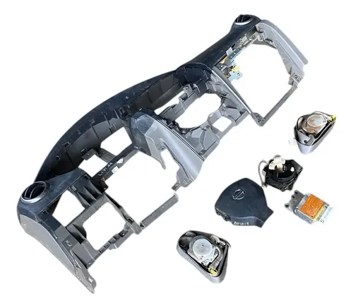 Kit Capa Painel Nissan Livina 2009 2010 2011 2012 Mw Cinza-escuro Listras