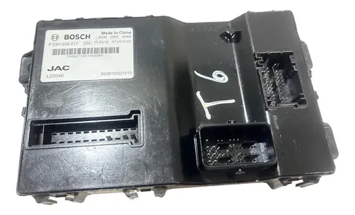 Módulo Bcm Jac T6 J5 2.0 2016 F03h00a017 Cx19s