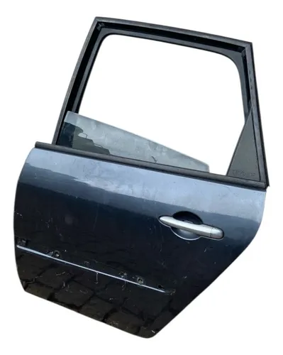 Porta Traseira Esquerda Renault Grand Scenic 2010 Mw Traseira Esquerdo Preto
