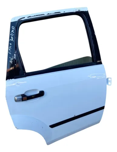 Porta Traseira Direita Ford Fiesta 2008/2012 Mw Traseira Direita Branco