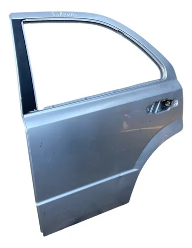 Porta Traseira Esquerda Kia Sorento 2006 2007 2008 2009 Mw Traseira Esquerdo Prata