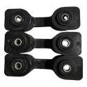 3 Ganchos Caçamba Fiat Toro 2017 51706391 (usado) Preto