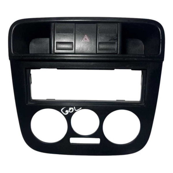 Moldura Painel Central Volkswagen Gol 2005 2006 2007 (usado) Preto