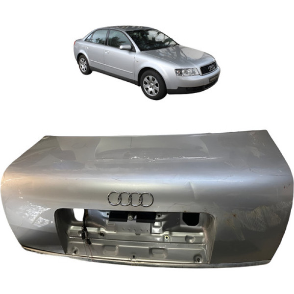 Tampa Traseira Audi A4 Sedan 2001 2002 2003 2004 Original Prateado