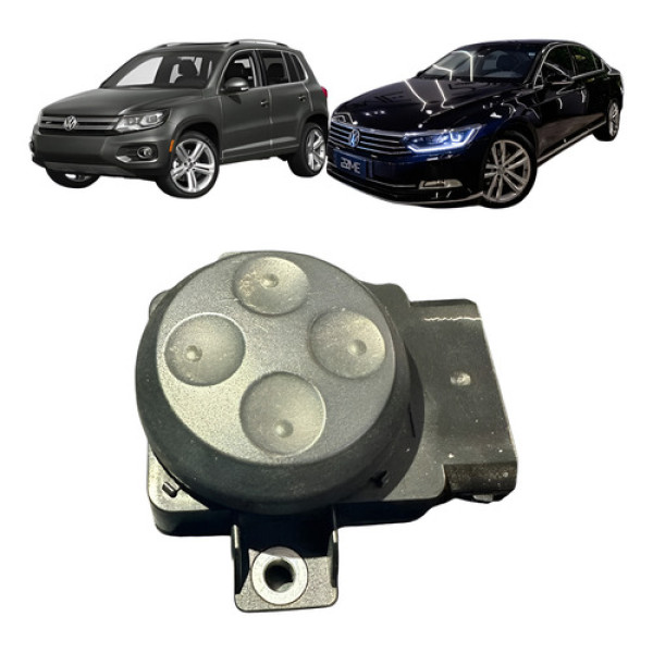 Botão Ajuste Banco Esquerdo Volkswagen Tiguan Passat Preto Preto