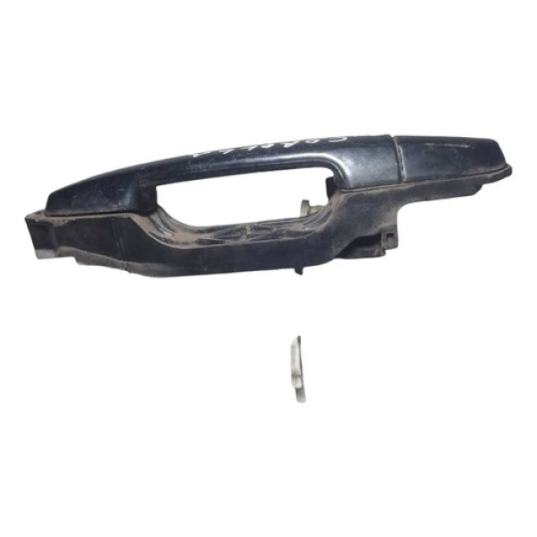 Maçaneta Externa Traseira Esquerda Hilux 2008 2009 2010 Preto Traseira