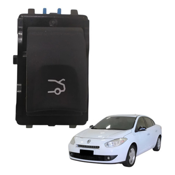 Botao Abertura Porta Malas Renault Fluence 2011 2012 2016