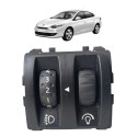 Botão Regulagem Farol Renault Fluence 2011 2012 Preto Preto