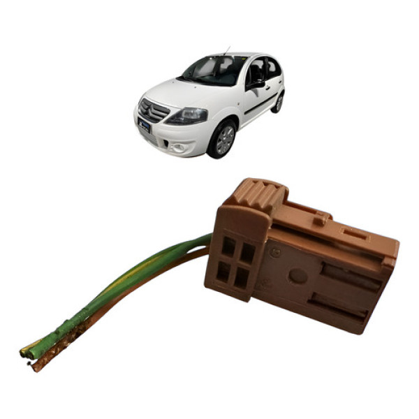 Chicote Botão Pisca Alerta Citroen C3 2009 2011 96405776kr Preto