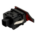 Botão Interruptor Pisca Alerta Agile Montana Onix Prisma Gm Preto