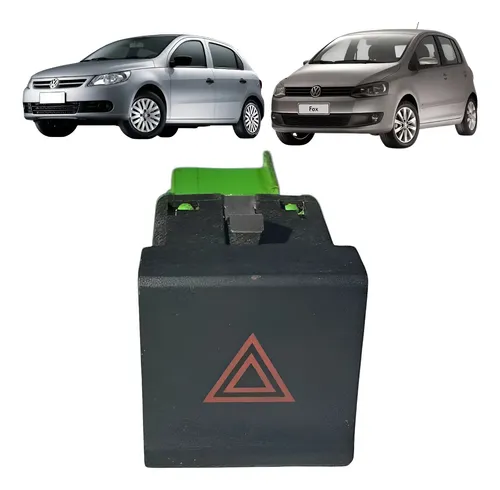 Botão Interruptor De Pisca Alerta Vw Fox Spacefox 5z0953509 Preto