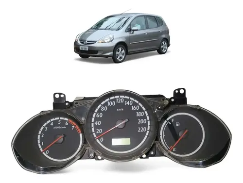 Painel Instrumento Honda Fit 2006 2007 2008 Preto