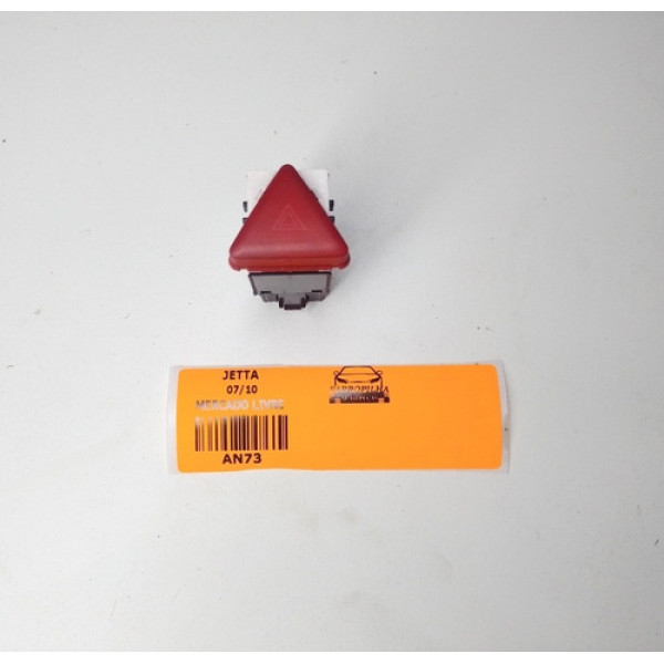 Botão Alerta Vw Jetta 2007 / 2010 C/nf 1k0953509a Bordô