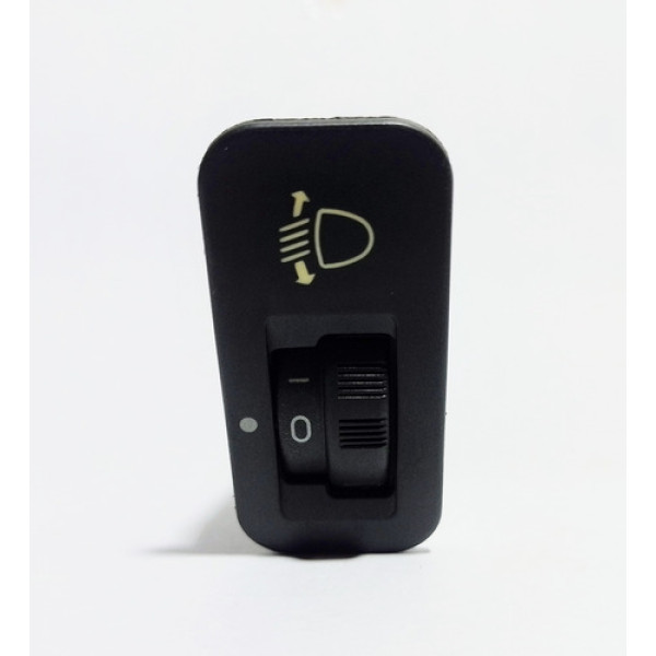 Botão Regulagem Farol Elétrico Peugeot 206 99/08 19256991 Preto