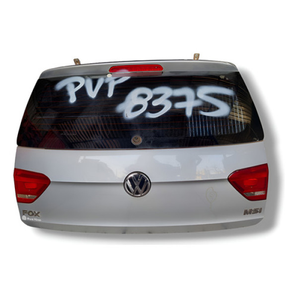 Tampa Traseira Vw Fox 2015 A 2019 Prateado