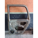 Porta Traseira L.d Gm Meriva 2003 A 2012 Original C/nf Traseira L.d Prata/bege Metálico