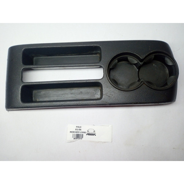 Console / Porta Copos Vw Polo 03/06 6q0863319h Cinza-escuro
