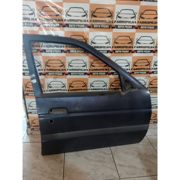 Porta Dianteira L.d Ford Escort Zetec Mk7 97/03 C/nf C/detal Dianteira Direito Azul