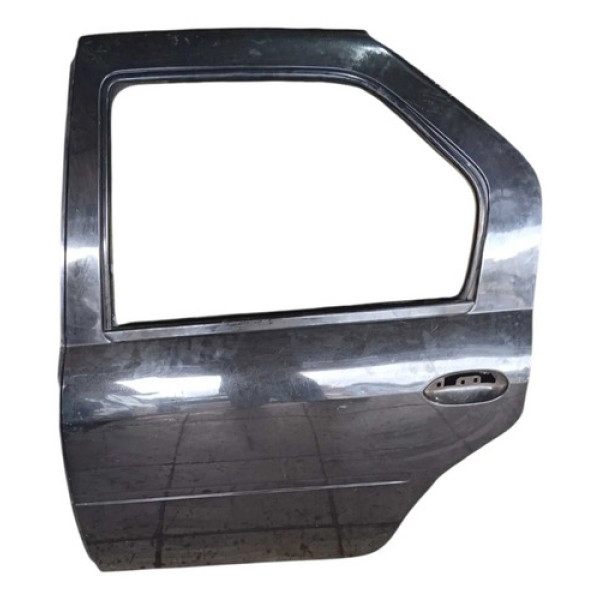 Porta Traseira Esquerda Renault Logan 2008-2013 Traseira Esquerda Preto