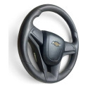 Volante Gm Onix Prisma Spin S/air 2013-2016 C/ Detalhe Preto