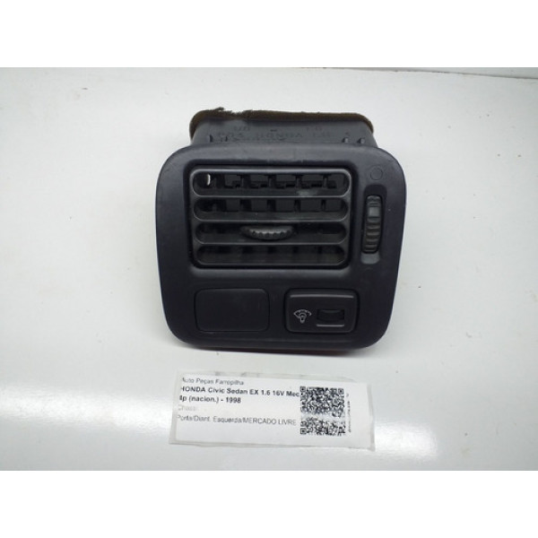 Difusor Ar Painel L.e Honda Civic 1997/1998